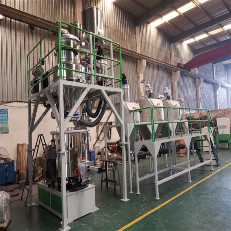 PVC全自動真空上料計(jì)量稱重混料系統(tǒng)