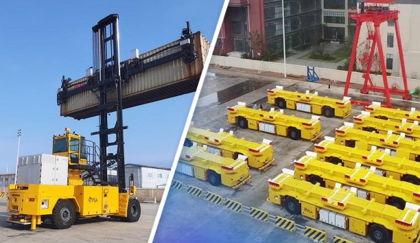 遼望&middot;遼寧日報&mdash;&mdash;新松新飛越！全球首臺空集裝箱堆碼機器人發布